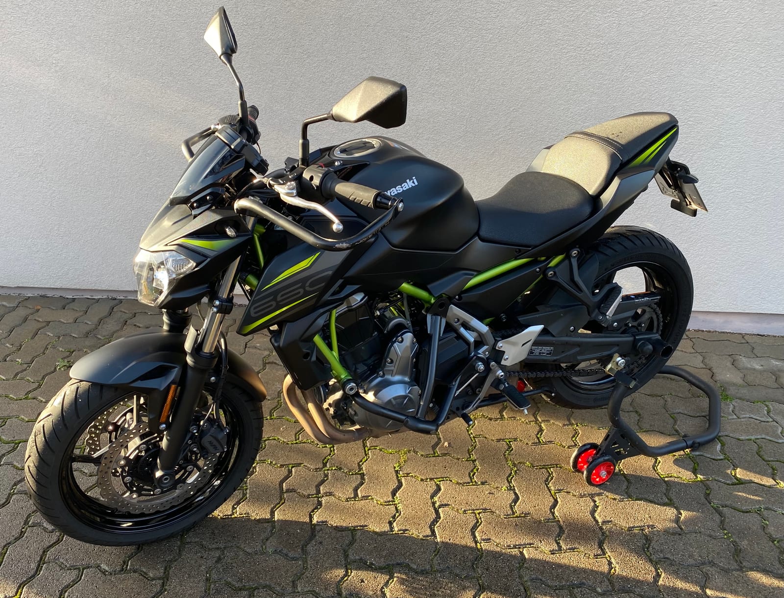 Motorrad der Fahrschule Maier